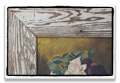 framed floral oil painting